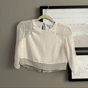 Elizabeth and James crop top